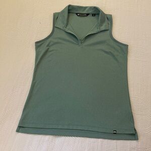 Never worn womens Travis Mathew Golf Shirt Size S Green